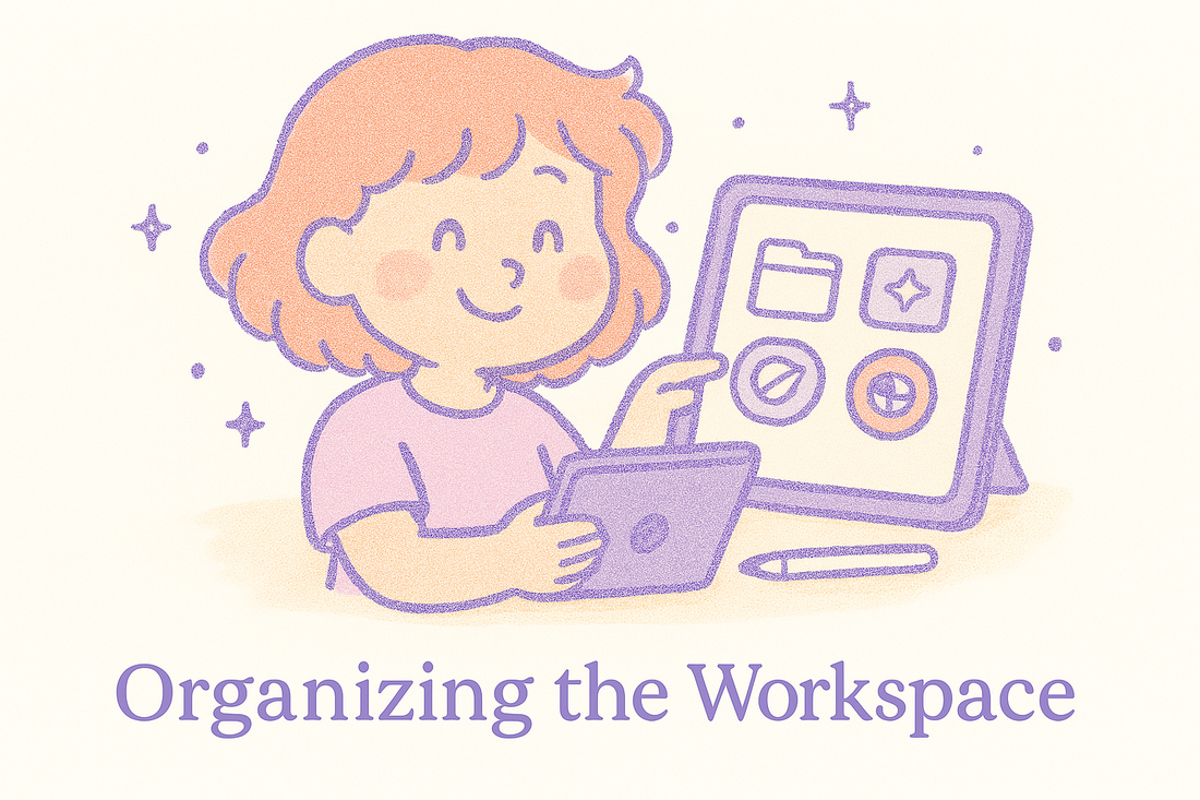 Organizing Your Workspace in Procreate