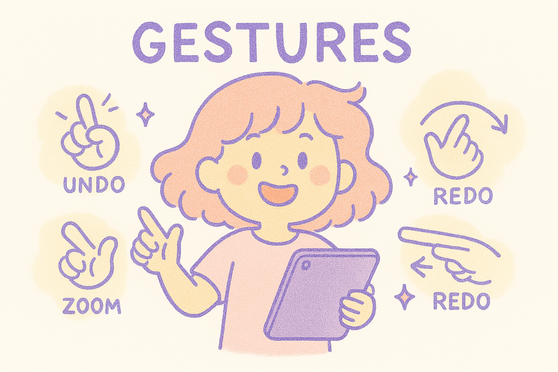 Procreate Gestures and QuickMenu Shortcuts for Faster Workflow