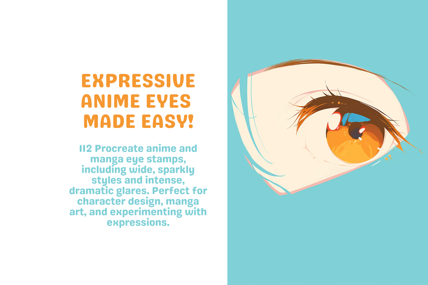 112 Anime And Manga Eye Stamps For Character Design - Cozy Brushery