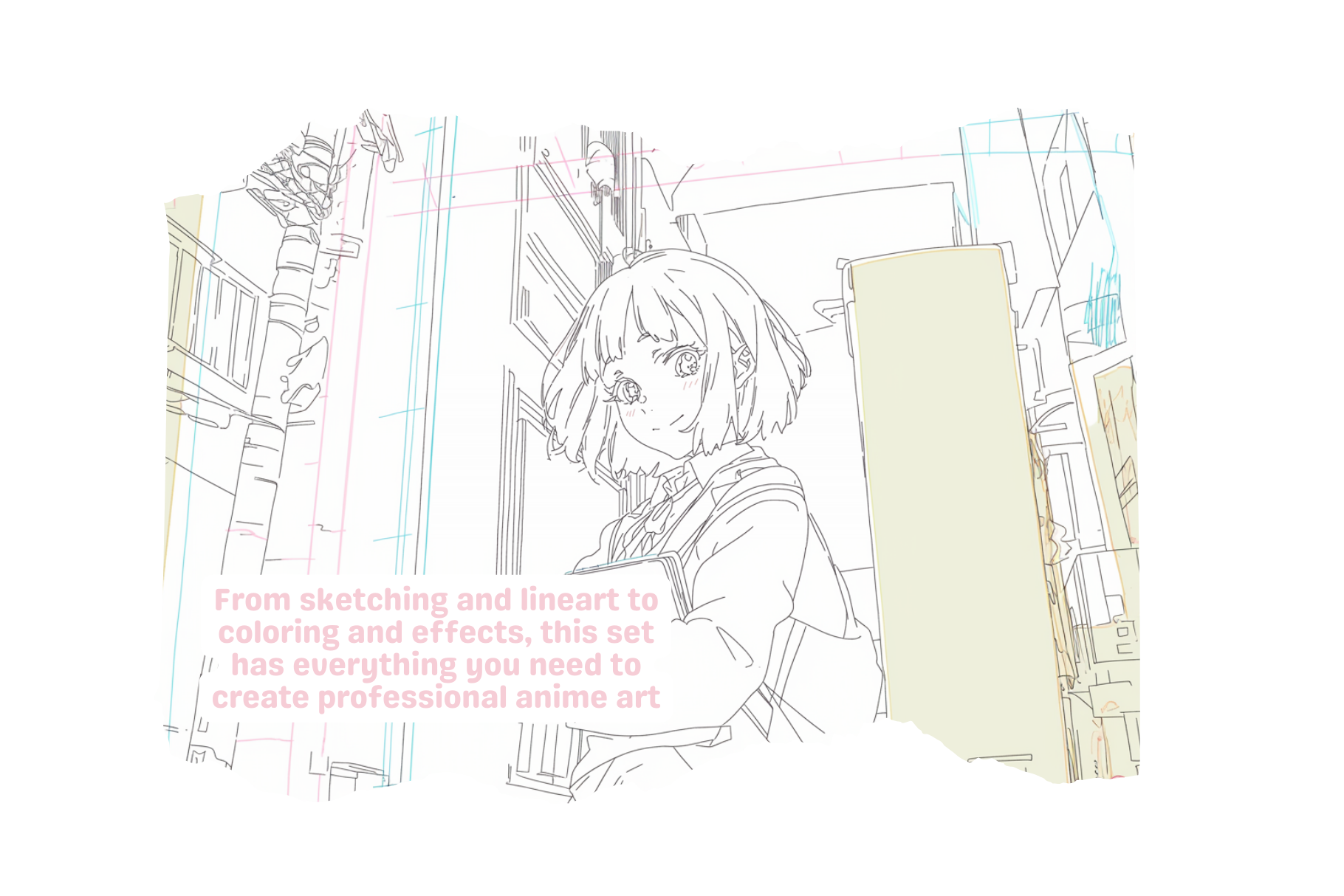 Anime Brush Collection – 71 Procreate Brushes for Art - Cozy Brushery