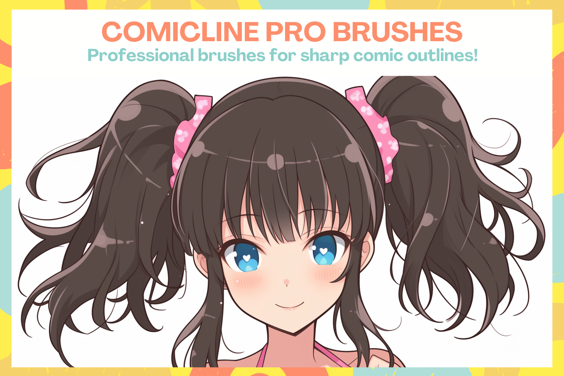 Anime Ink Brushes for Manga, Anime & Comic Art - 9 Procreate - Cozy Brushery