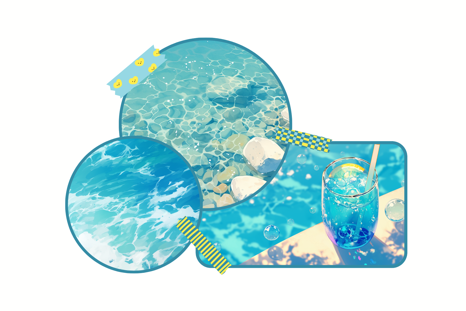 Aqua Magic – 75 Procreate Brushes for Water and Sea - Cozy Brushery