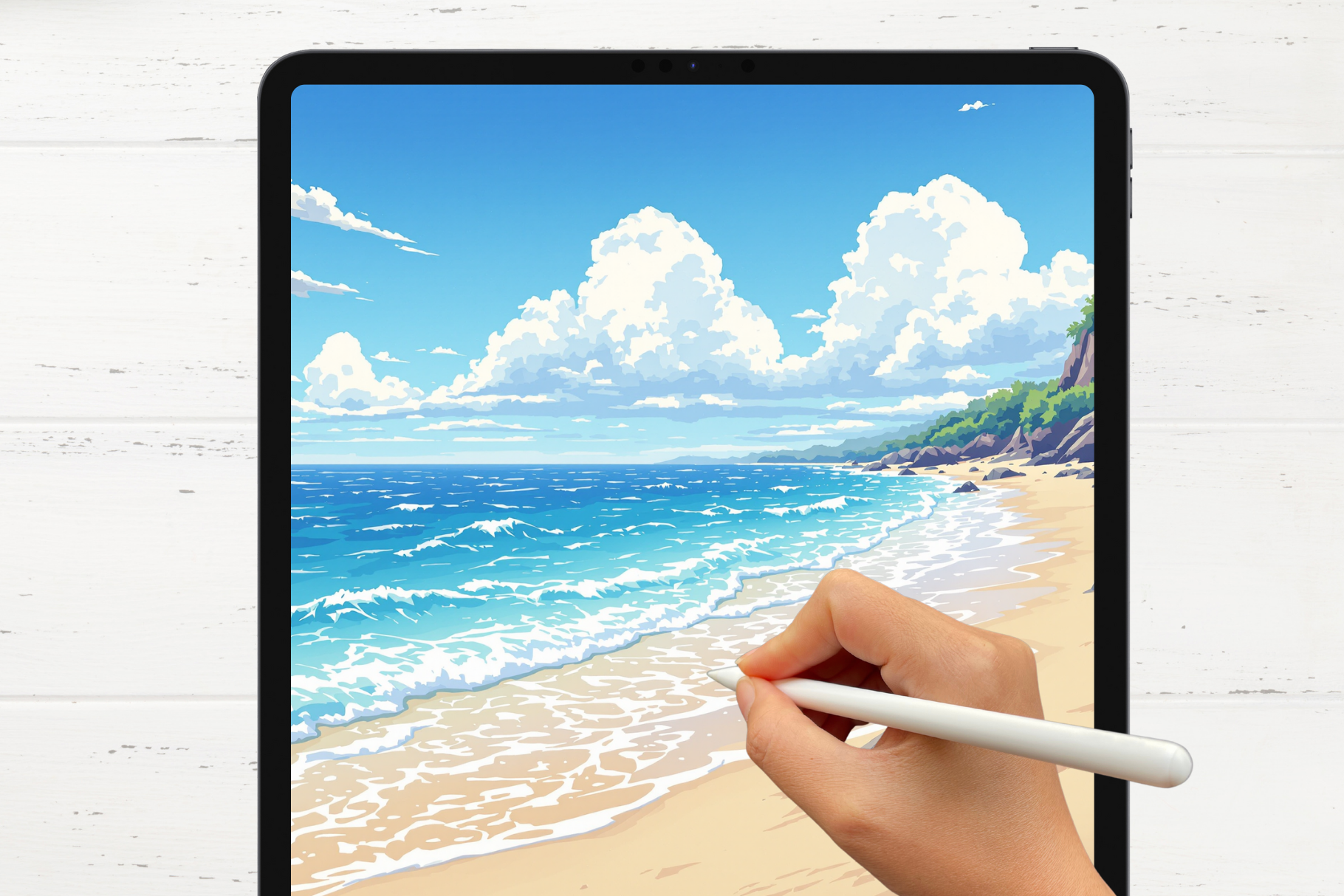 Aqua Magic – 75 Procreate Brushes for Water and Sea - Cozy Brushery