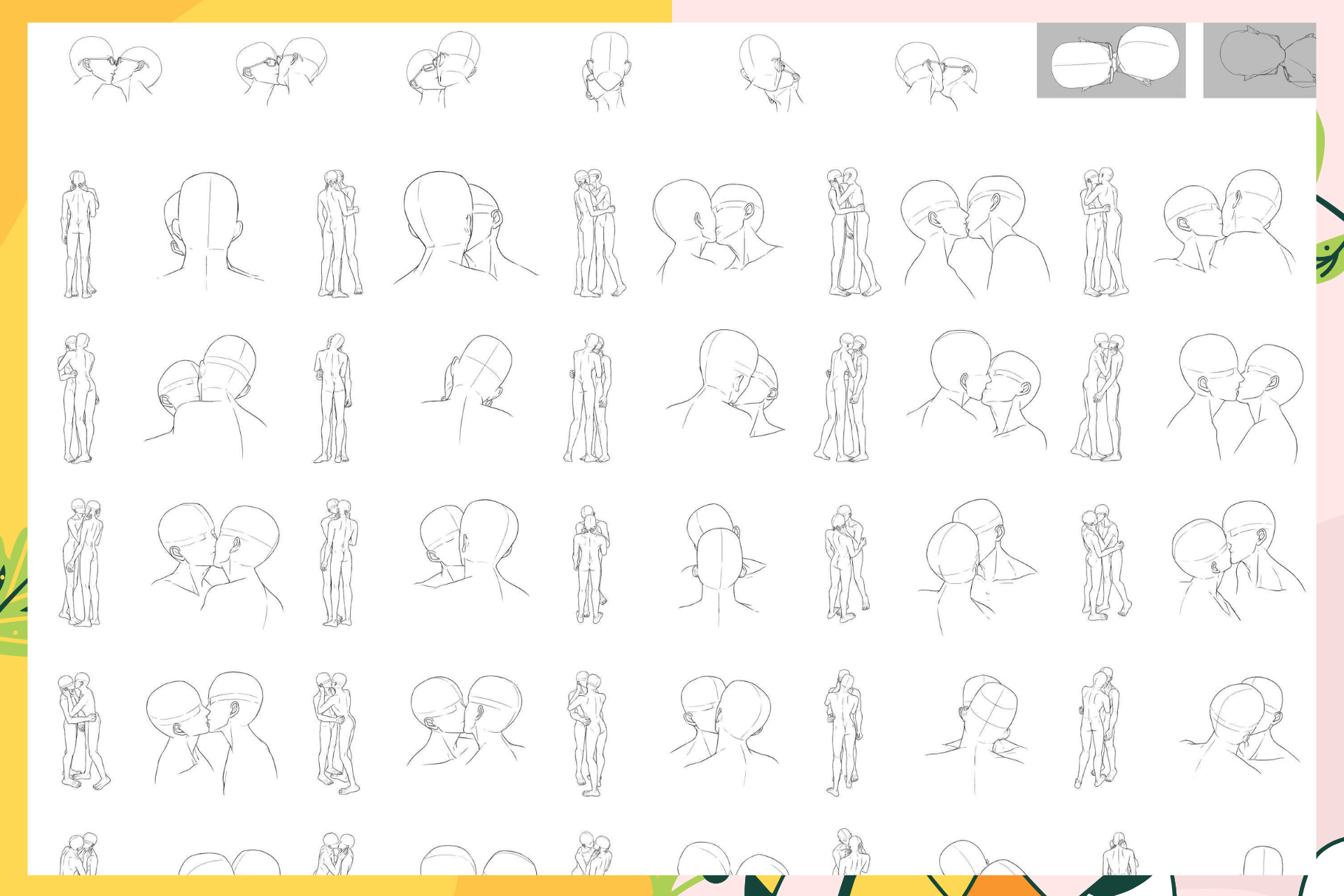 Boy Love Collection – 272 Procreate Stamps for Romance - Cozy Brushery