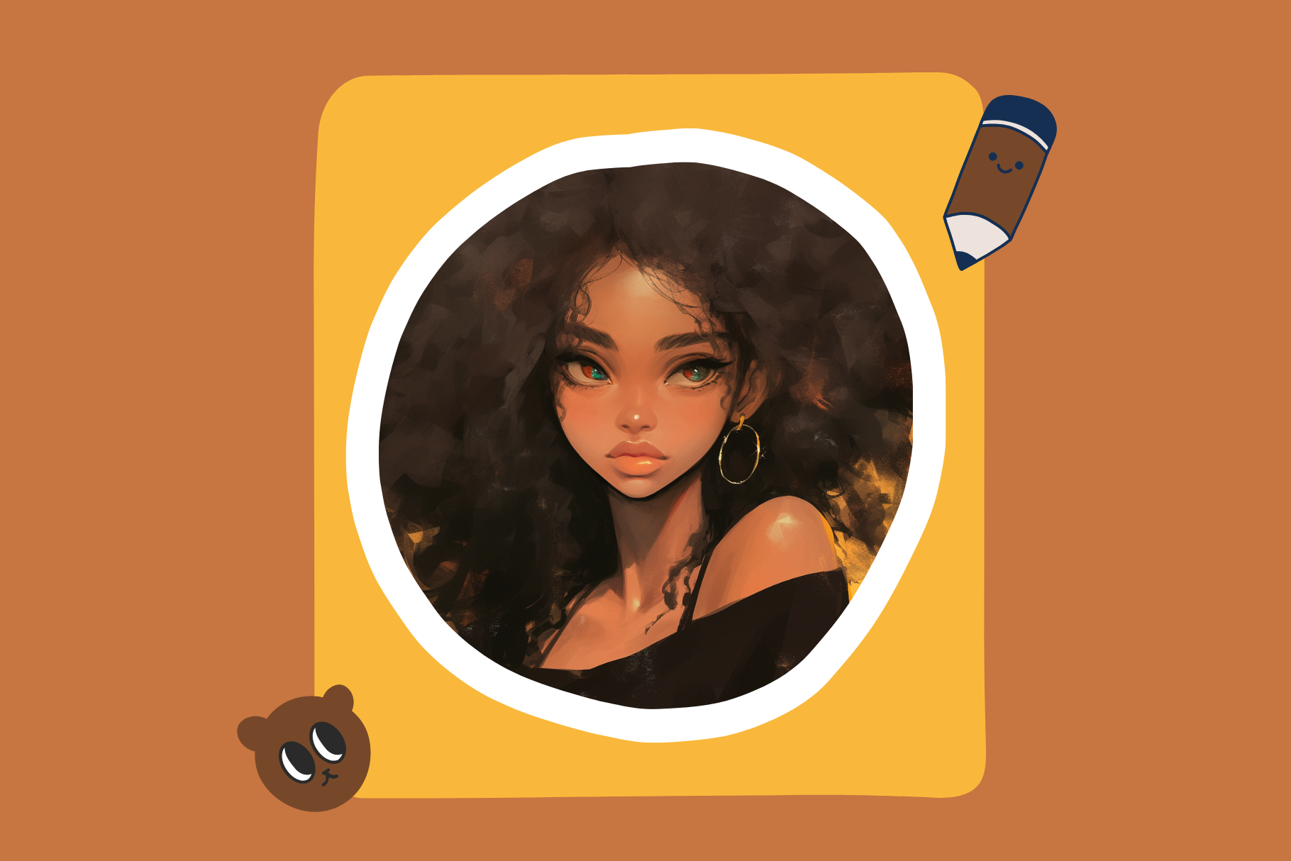 Curly Hair Brushes – 64 Procreate Brushes for Textured Curls - Cozy Brushery