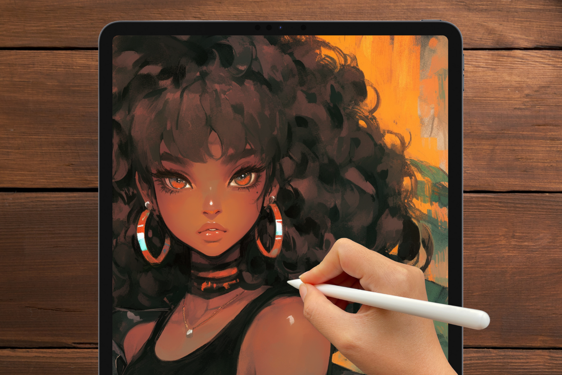 Curly Hair Brushes – 64 Procreate Brushes for Textured Curls - Cozy Brushery