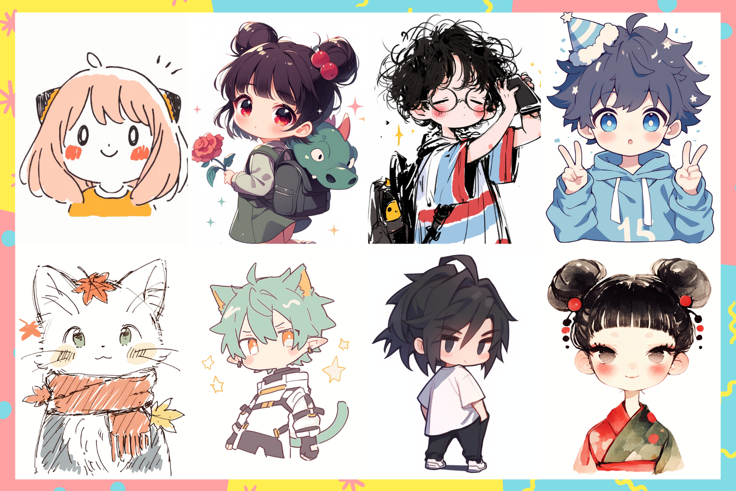 Cutest Procreate Brushes Ever Made Cute Stamps and Patterns - Cozy Brushery