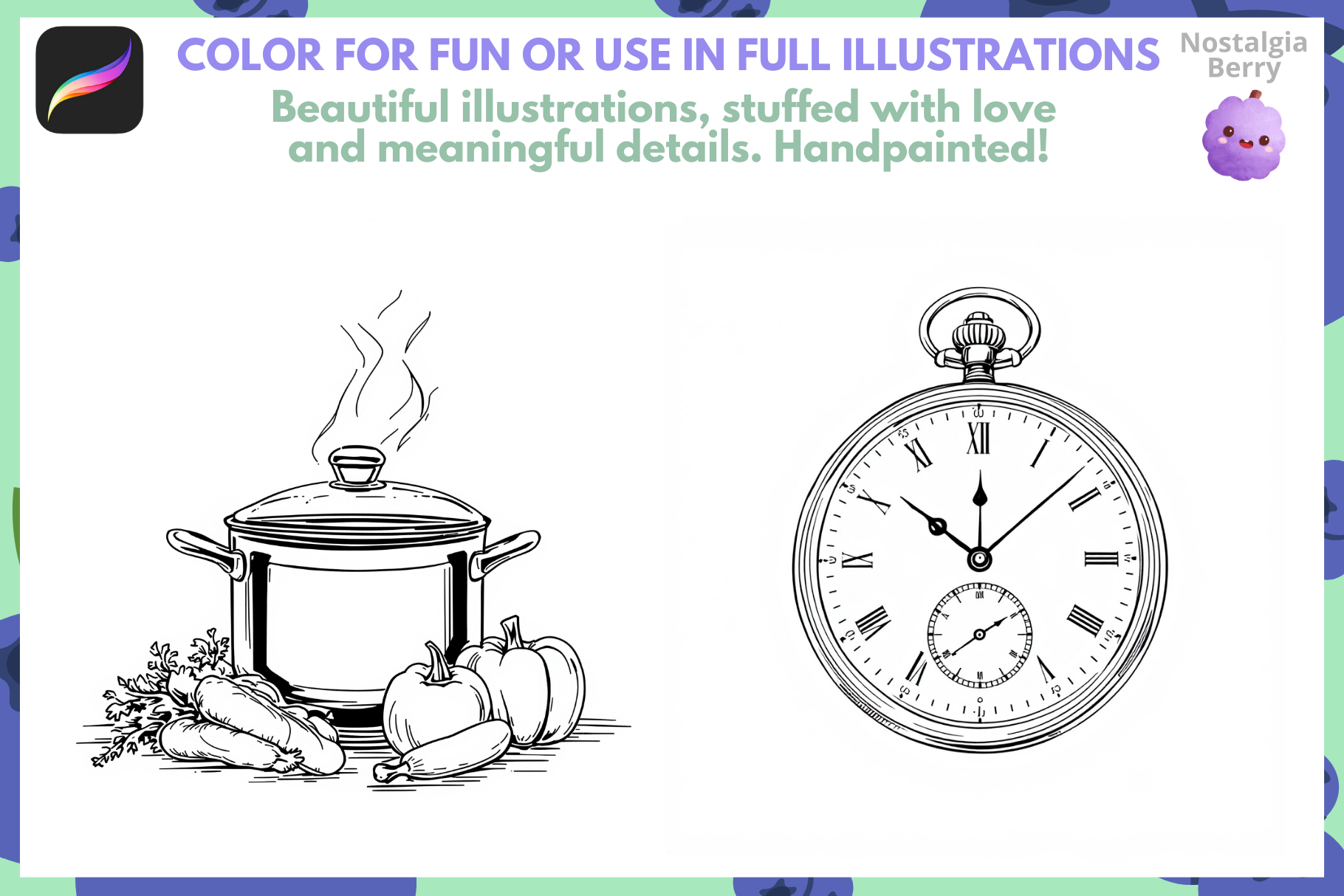 Everyday Objects: 200+ Procreate Stamps for Furniture, Gadgets, Toys & More - Cozy Brushery