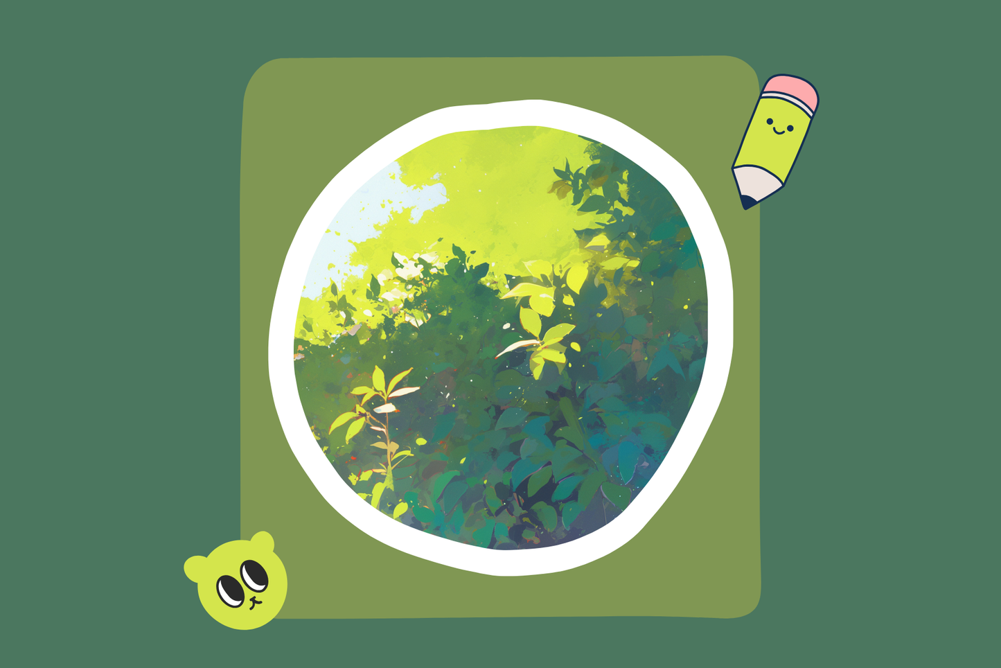 Foliage Frenzy – 101 Procreate Brushes for Nature Art - Cozy Brushery