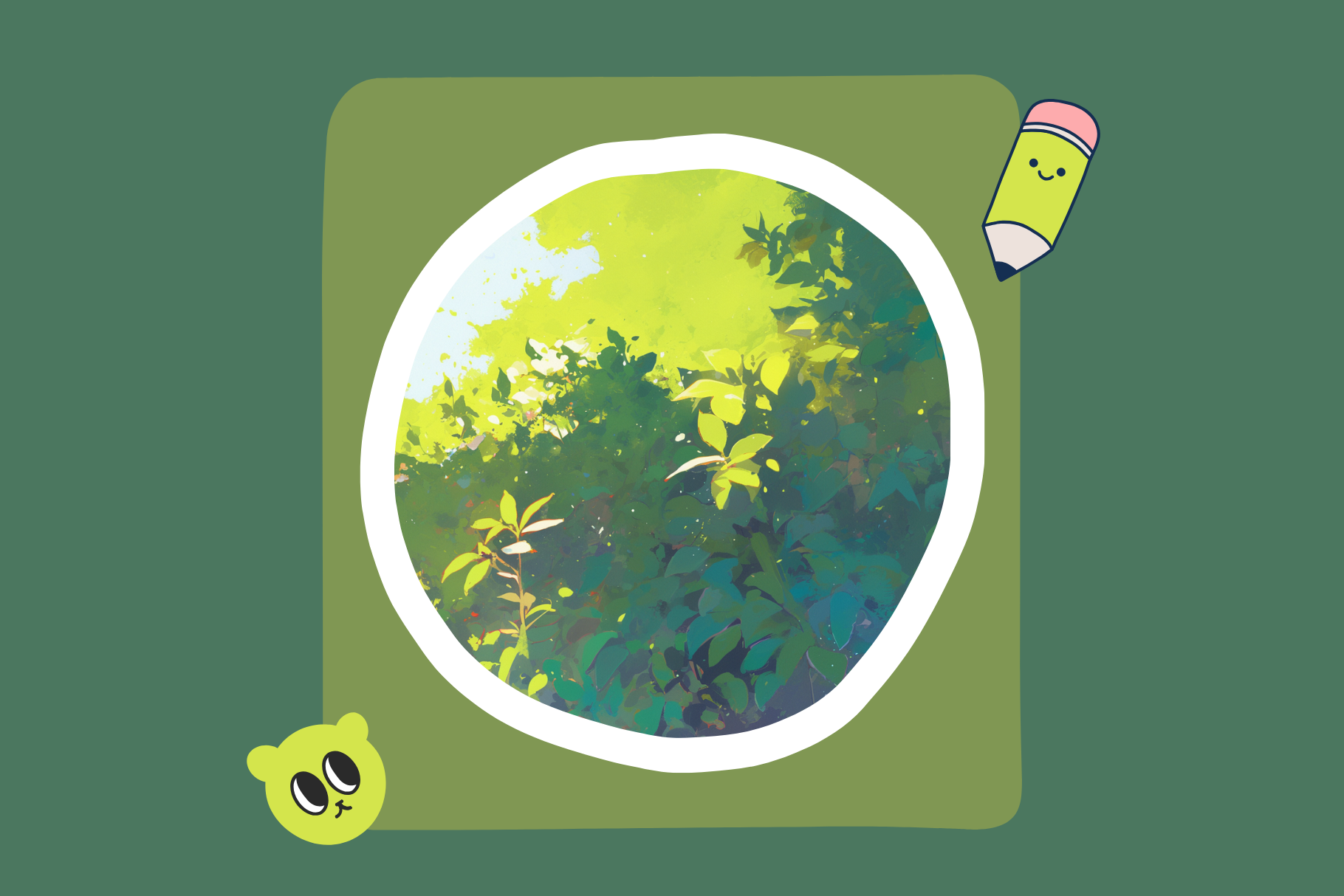 Foliage Frenzy – 101 Procreate Brushes for Nature Art - Cozy Brushery