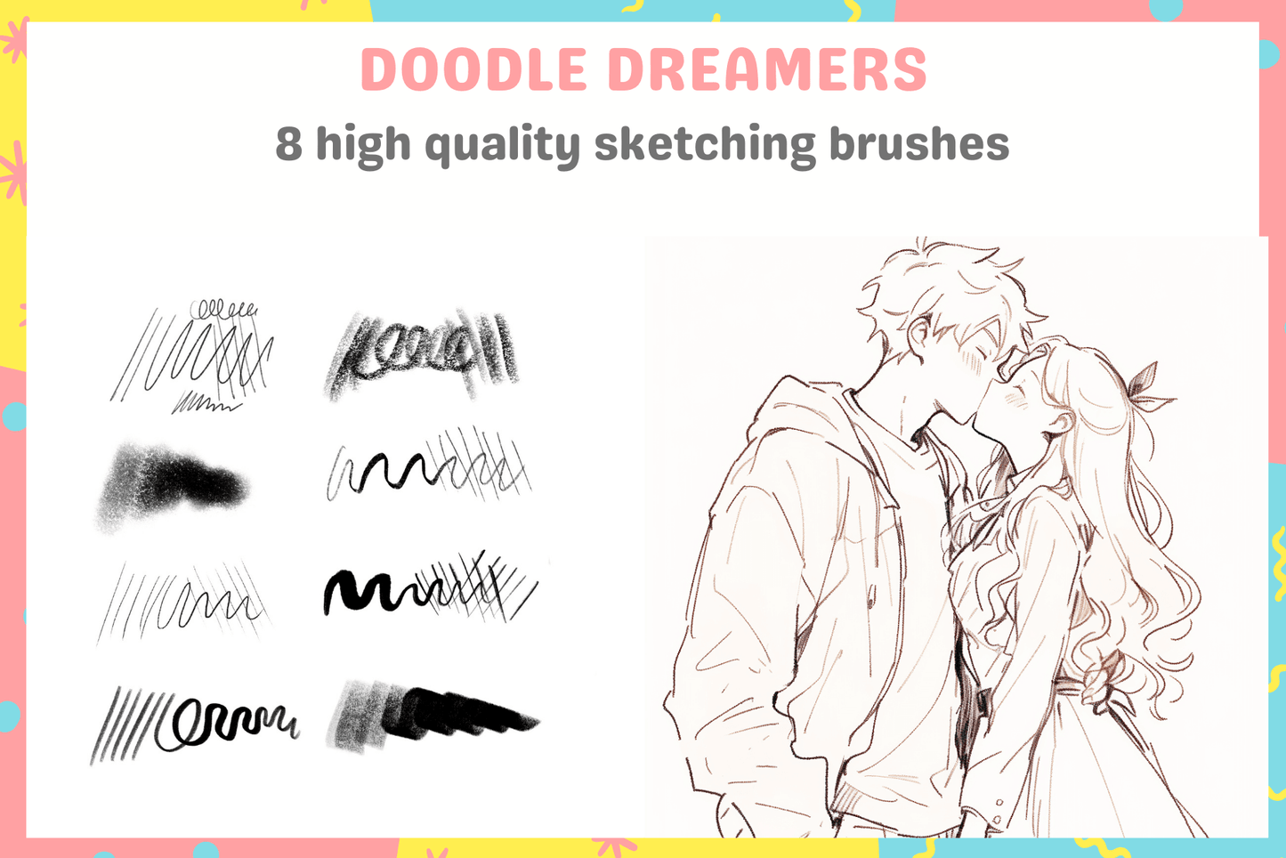 Procreate Sketching Sensations: 8 Free Dynamic Brushes for Artistic Mastery - Cozy Brushery