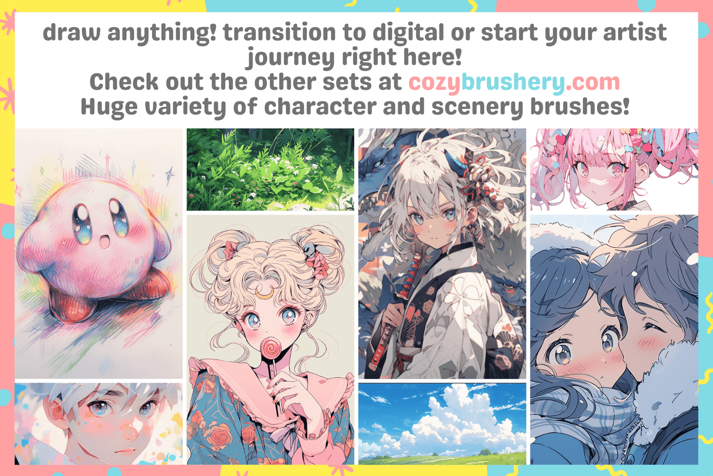 FREE Procreate Sketching Sensations: 8 Free Dynamic Brushes for Artistic Mastery - Cozy Brushery