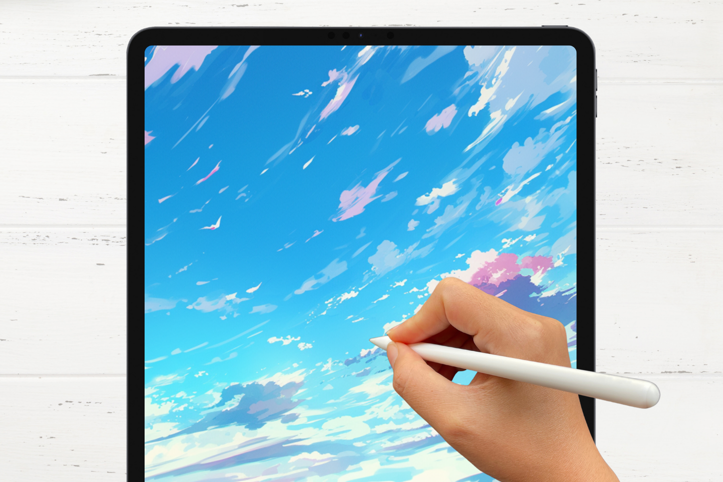 Ghibli Cloudscape Set – 79 Procreate Brushes For Skies - Cozy Brushery