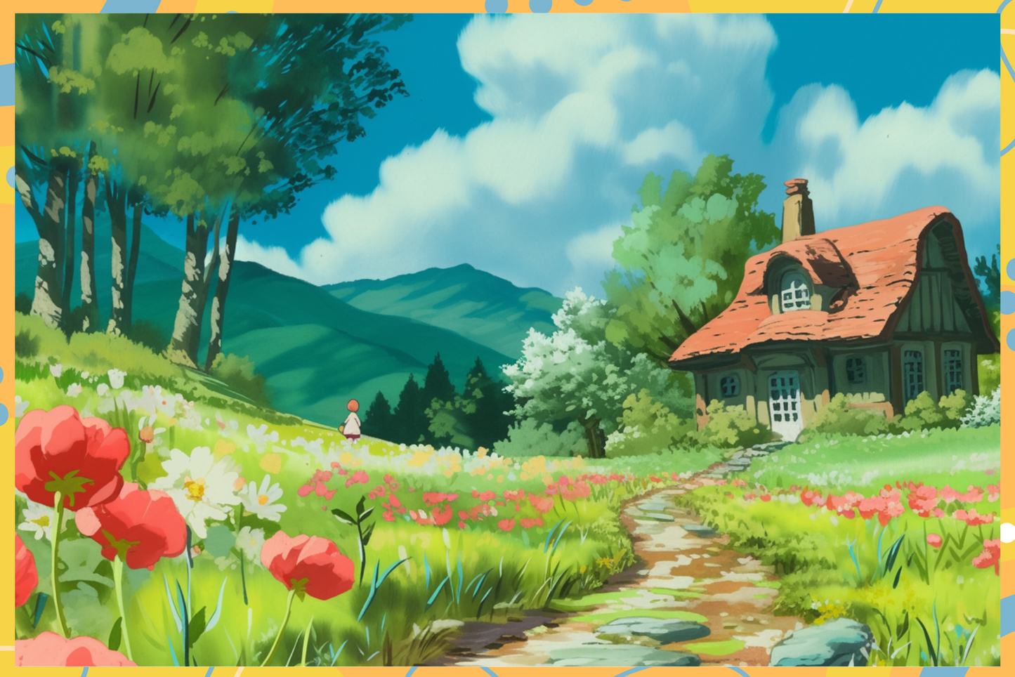 Ghibli Nature Wonderland 112 Procreate Brushes for Art - Cozy Brushery