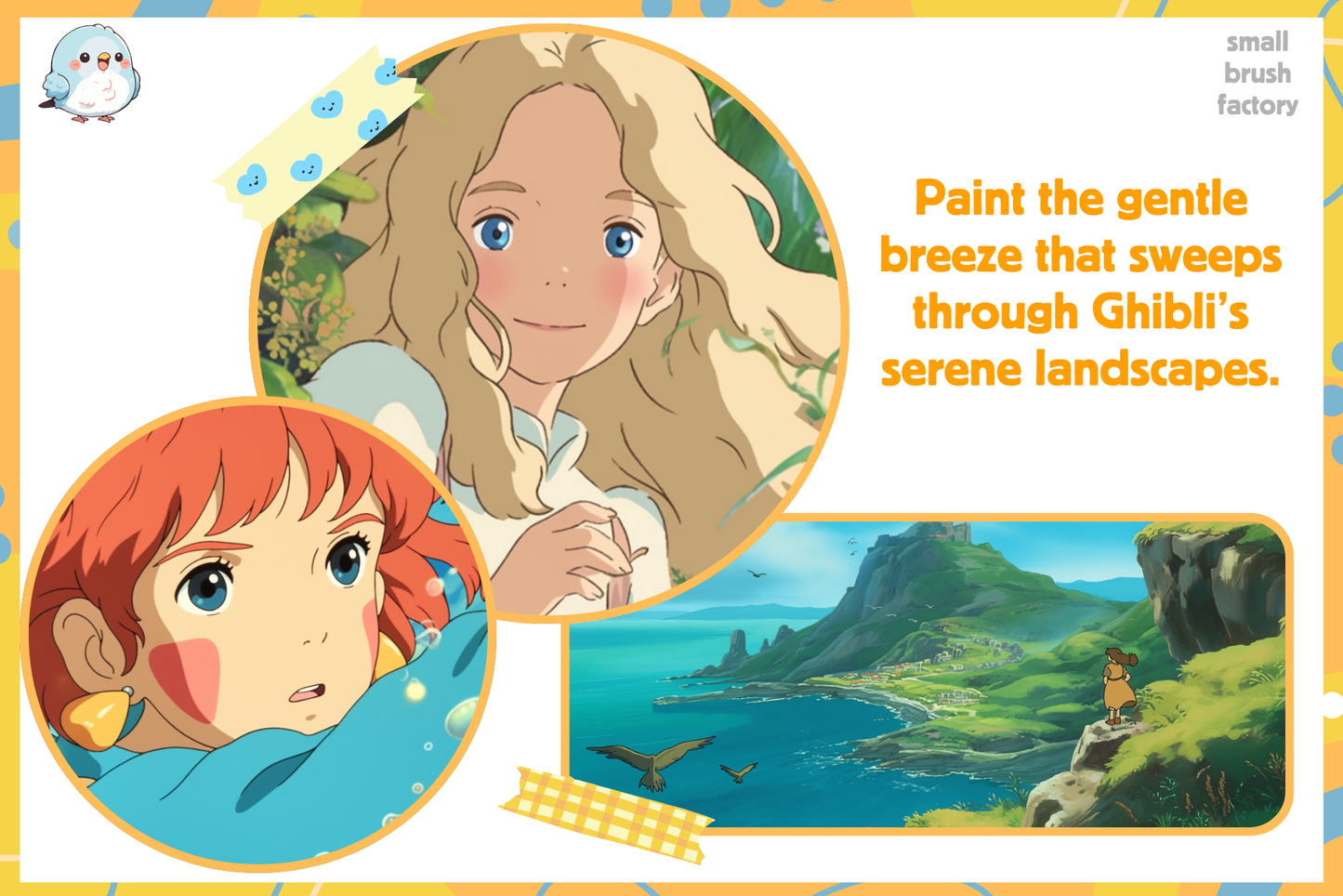 Ghibli Nature Wonderland 112 Procreate Brushes for Art - Cozy Brushery