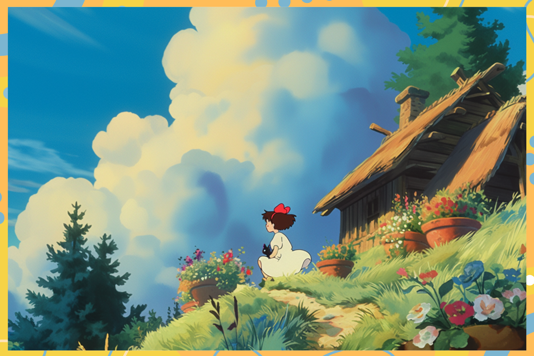 Ghibli Nature Wonderland 112 Procreate Brushes for Art - Cozy Brushery