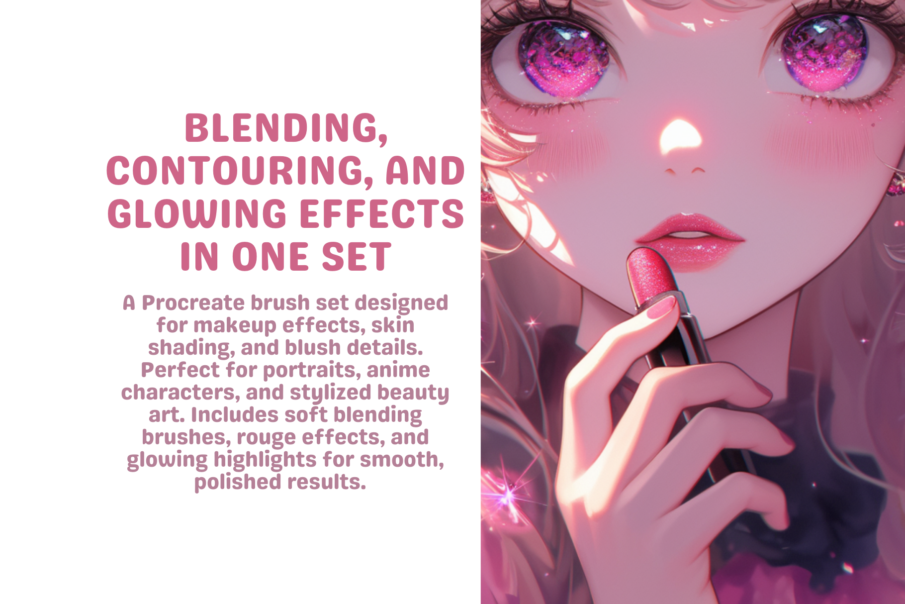 Makeup Brush Pack – 9 Essential Procreate Brushes for Skin - Cozy Brushery