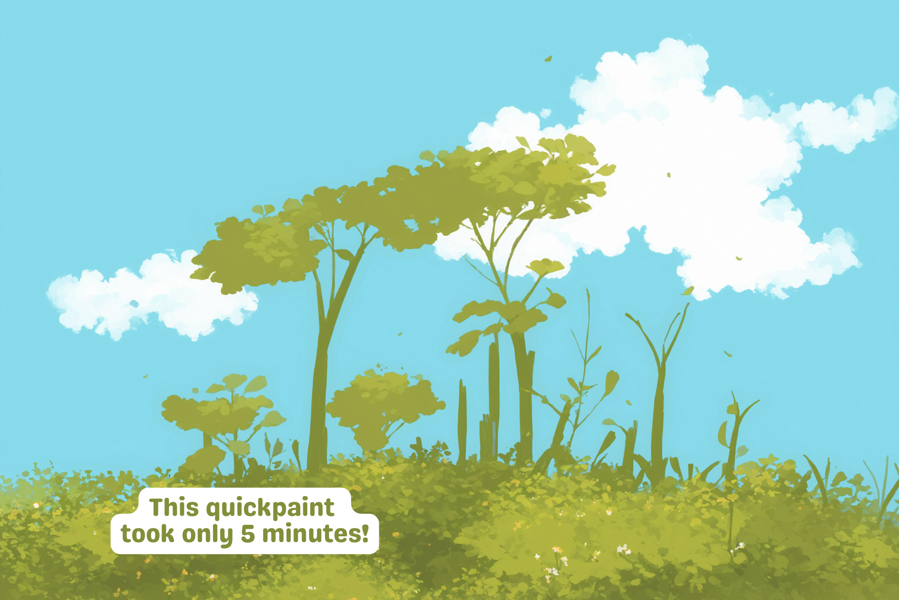 Nature Canvas Collection – 52 Procreate Brushes for Moss, Grass, Leaves & Flowers - Cozy Brushery