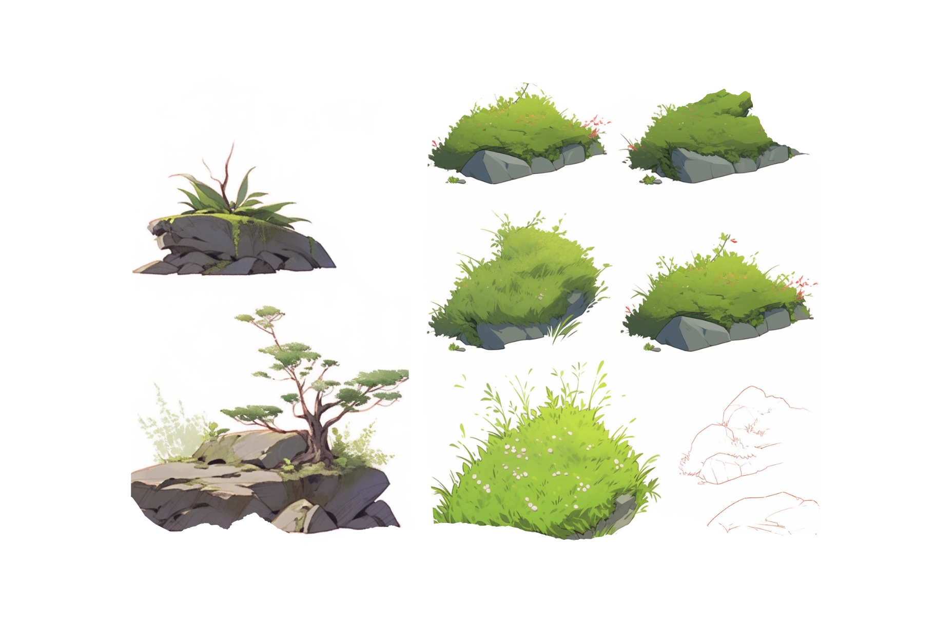 Nature’s Palette – 91 Procreate Brushes for Nature Art - Cozy Brushery