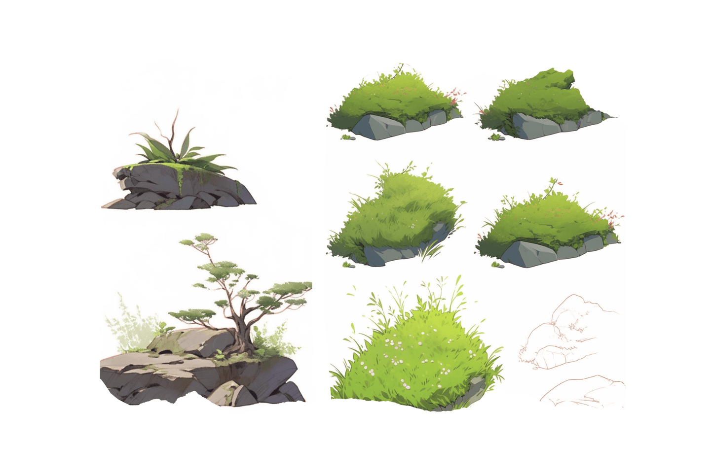 Nature’s Palette – 91 Procreate Brushes for Nature Art - Cozy Brushery