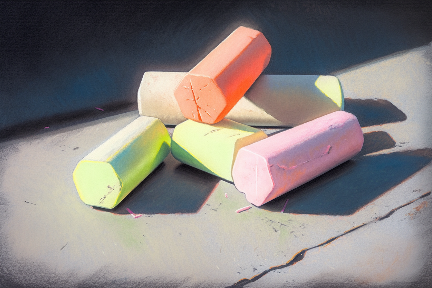 Nostalgic Chalk Brushes for Procreate - 31 Manga Tools - Cozy Brushery