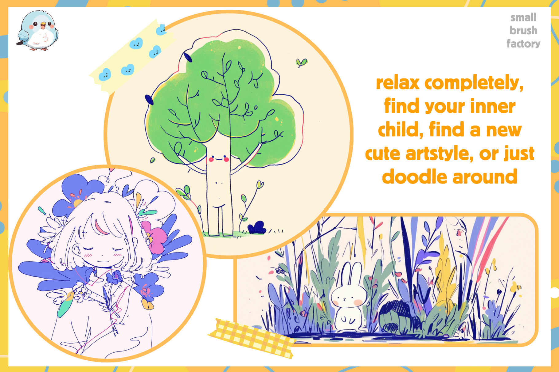 Pencil Doodle Brush Pack – 33 Fun Procreate Brushes - Cozy Brushery