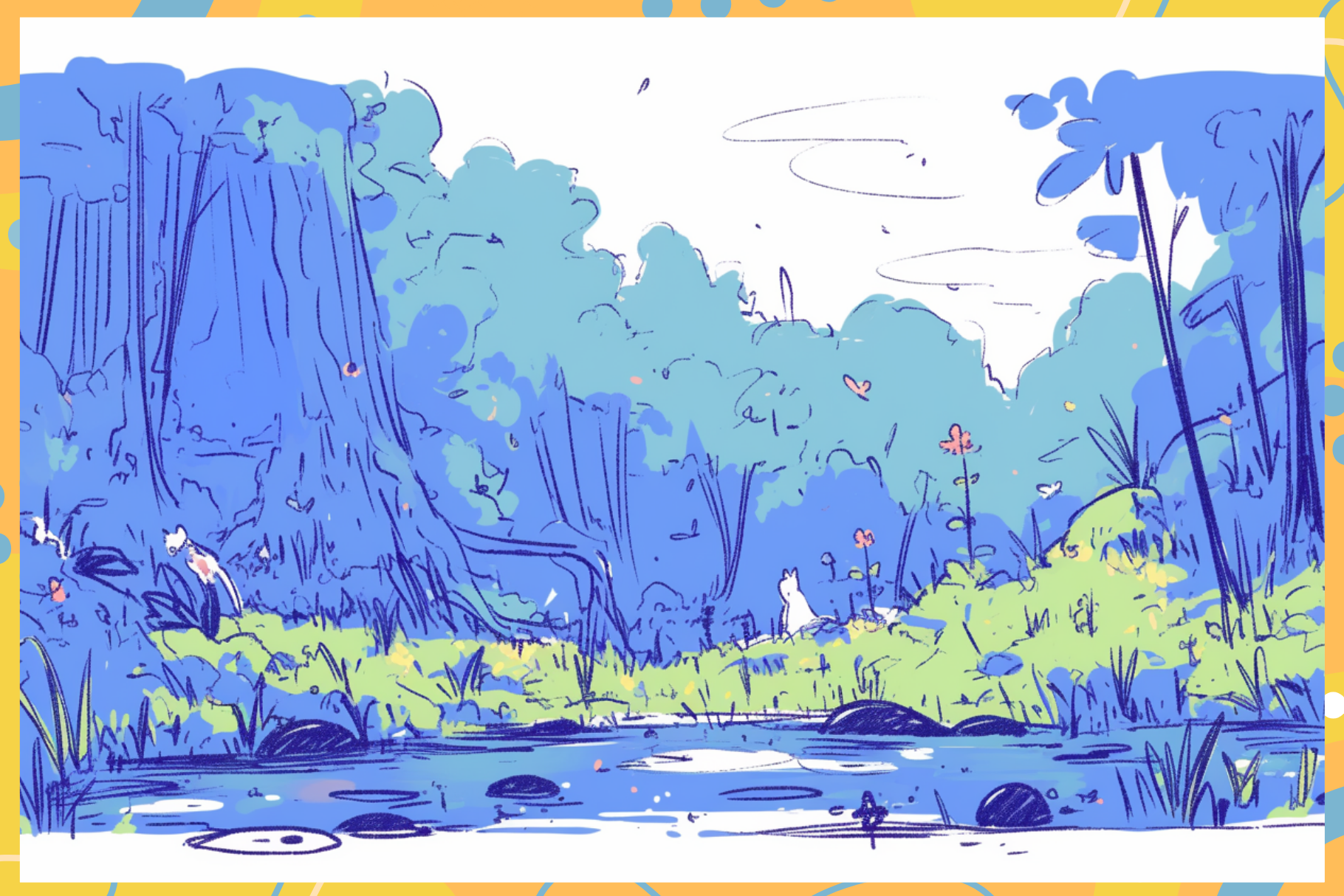 Pencil Doodle Brush Pack – 33 Fun Procreate Brushes - Cozy Brushery