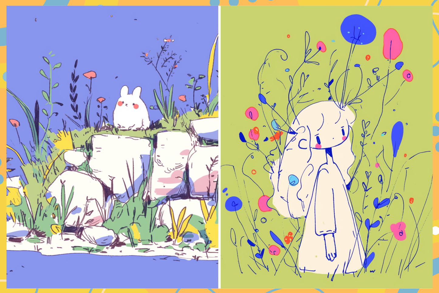 Pencil Doodle Brush Pack – 33 Fun Procreate Brushes - Cozy Brushery