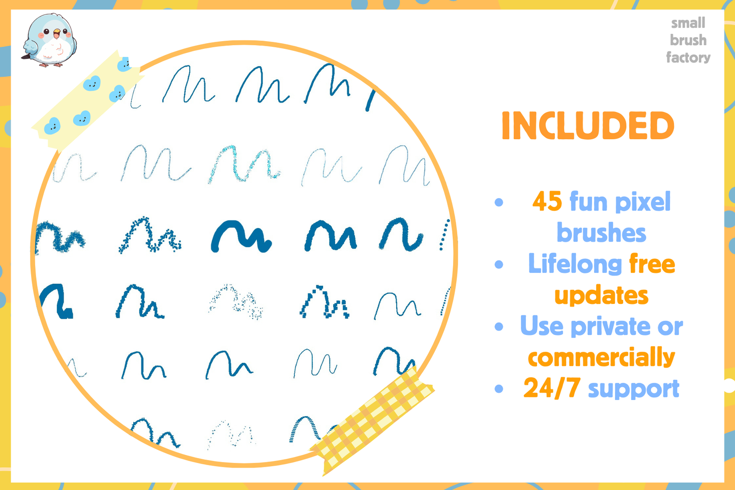 Pixel Art Paradise – 100 8-Bit Procreate Brushes Set - Cozy Brushery