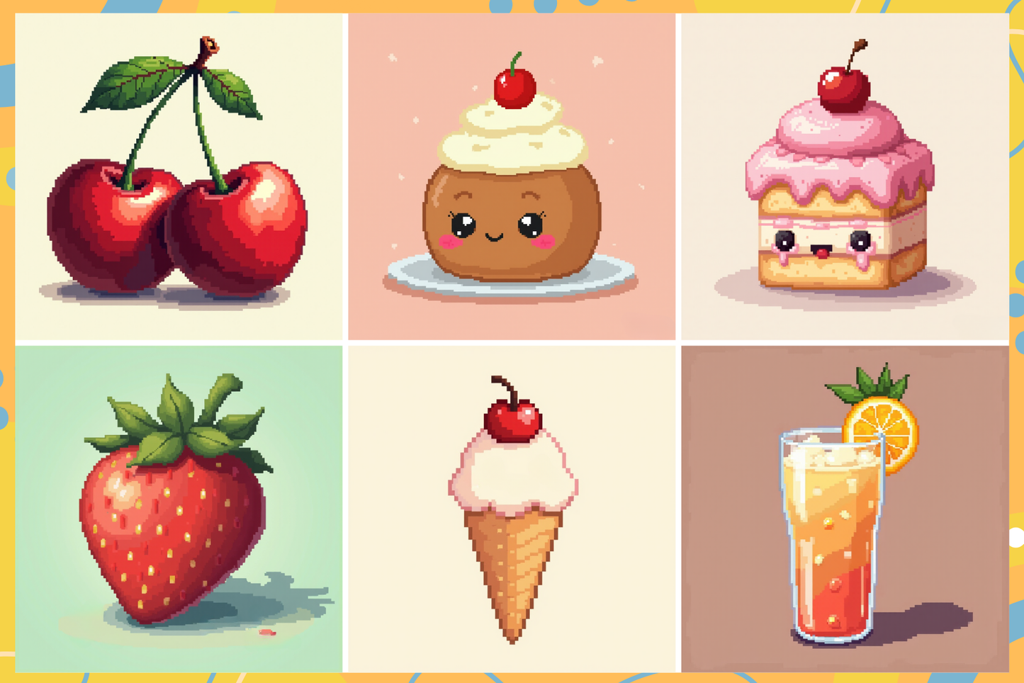 Pixel Art Paradise – 100 8-Bit Procreate Brushes Set - Cozy Brushery