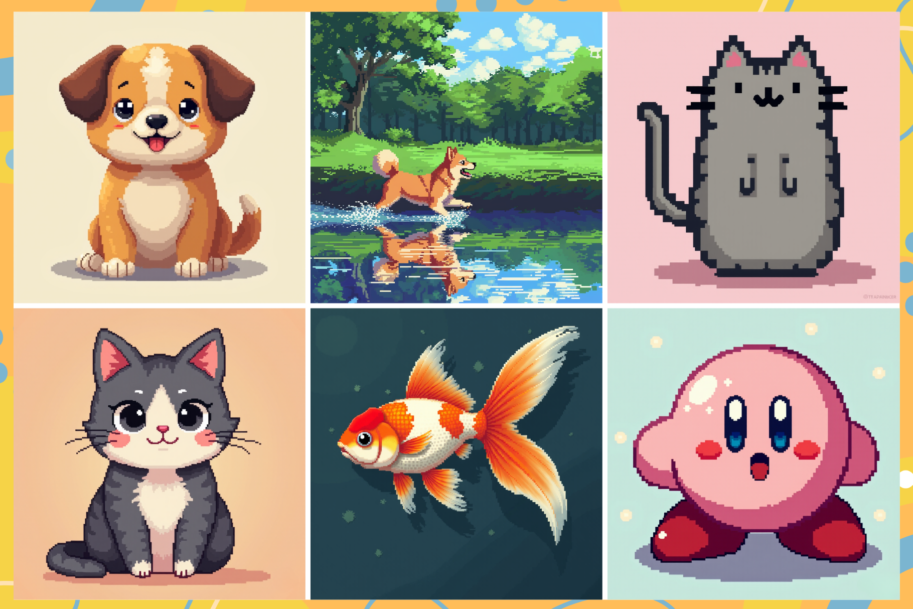 Pixel Art Paradise – 100 8-Bit Procreate Brushes Set - Cozy Brushery