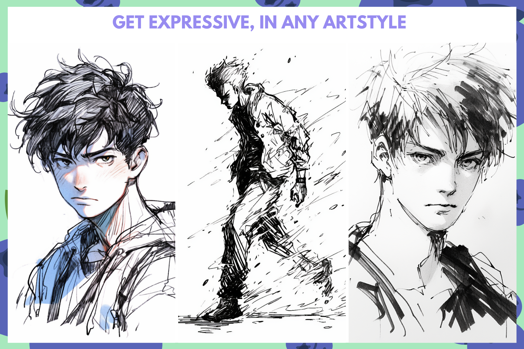 Procreate Anime Manga Lineart and Doodling Brushes Set - Cozy Brushery