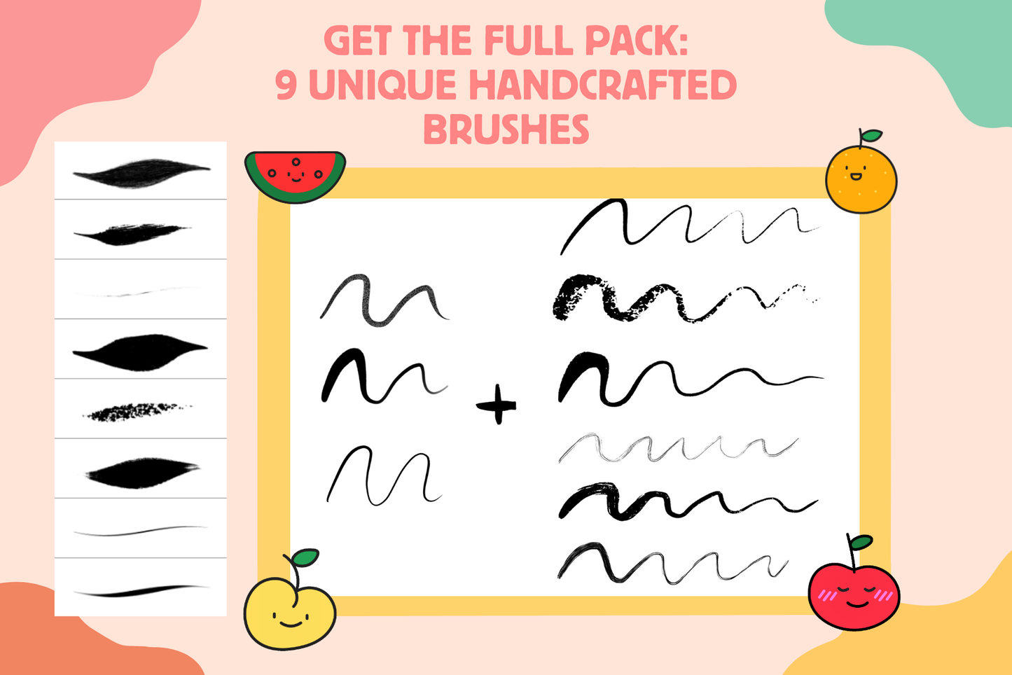 Procreate Anime Manga Lineart Brushes for Portraits and Fullbody - Cozy Brushery