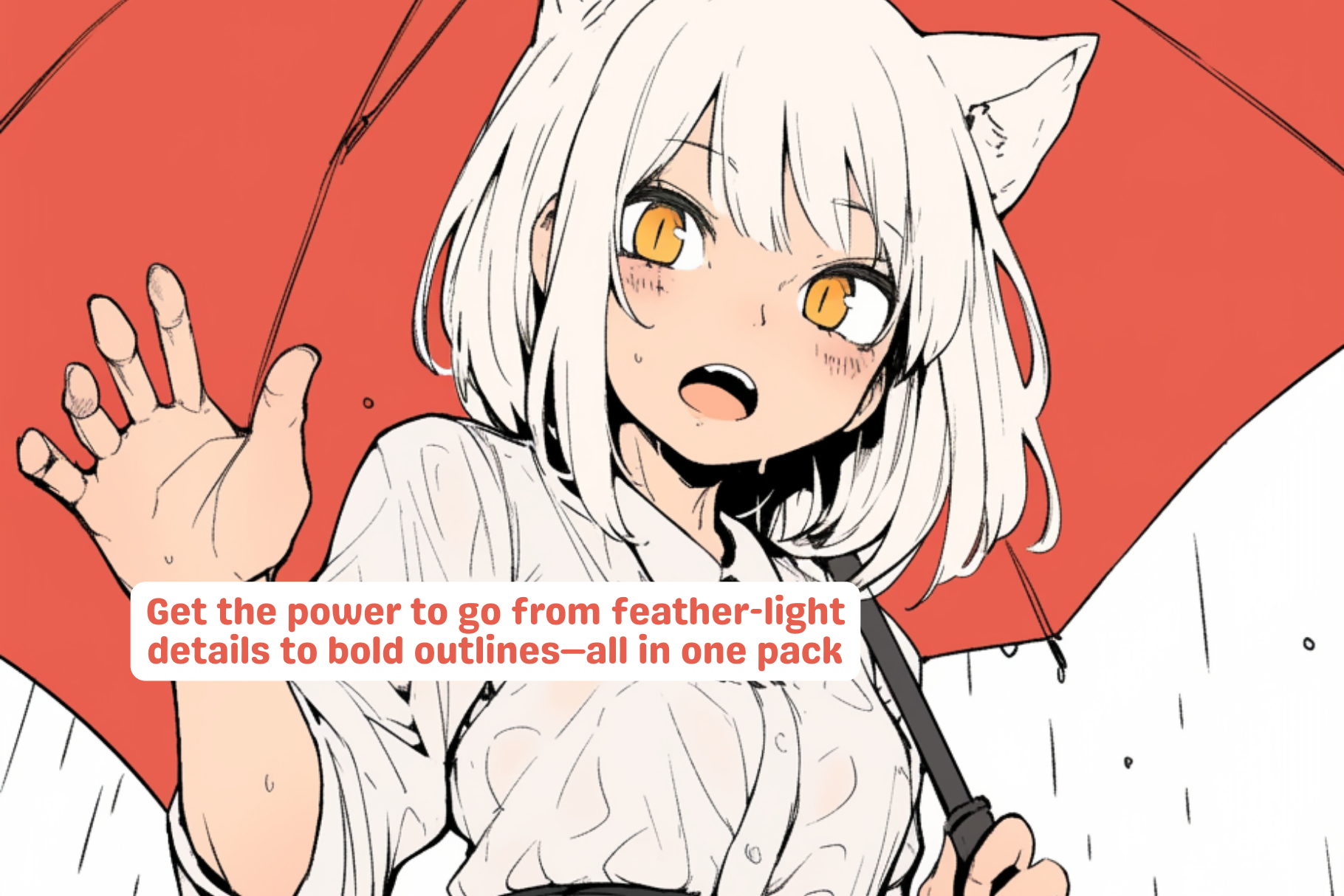 Procreate Anime Manga Lineart Brushes for Portraits and Fullbody - Cozy Brushery