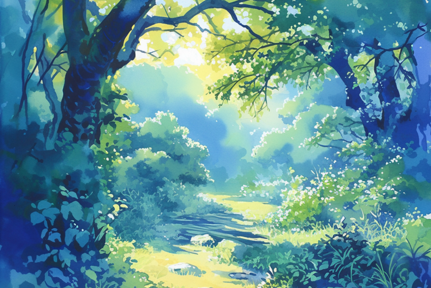 Procreate Anime Nature Foliage Background Brushes and Stamps - Cozy Brushery