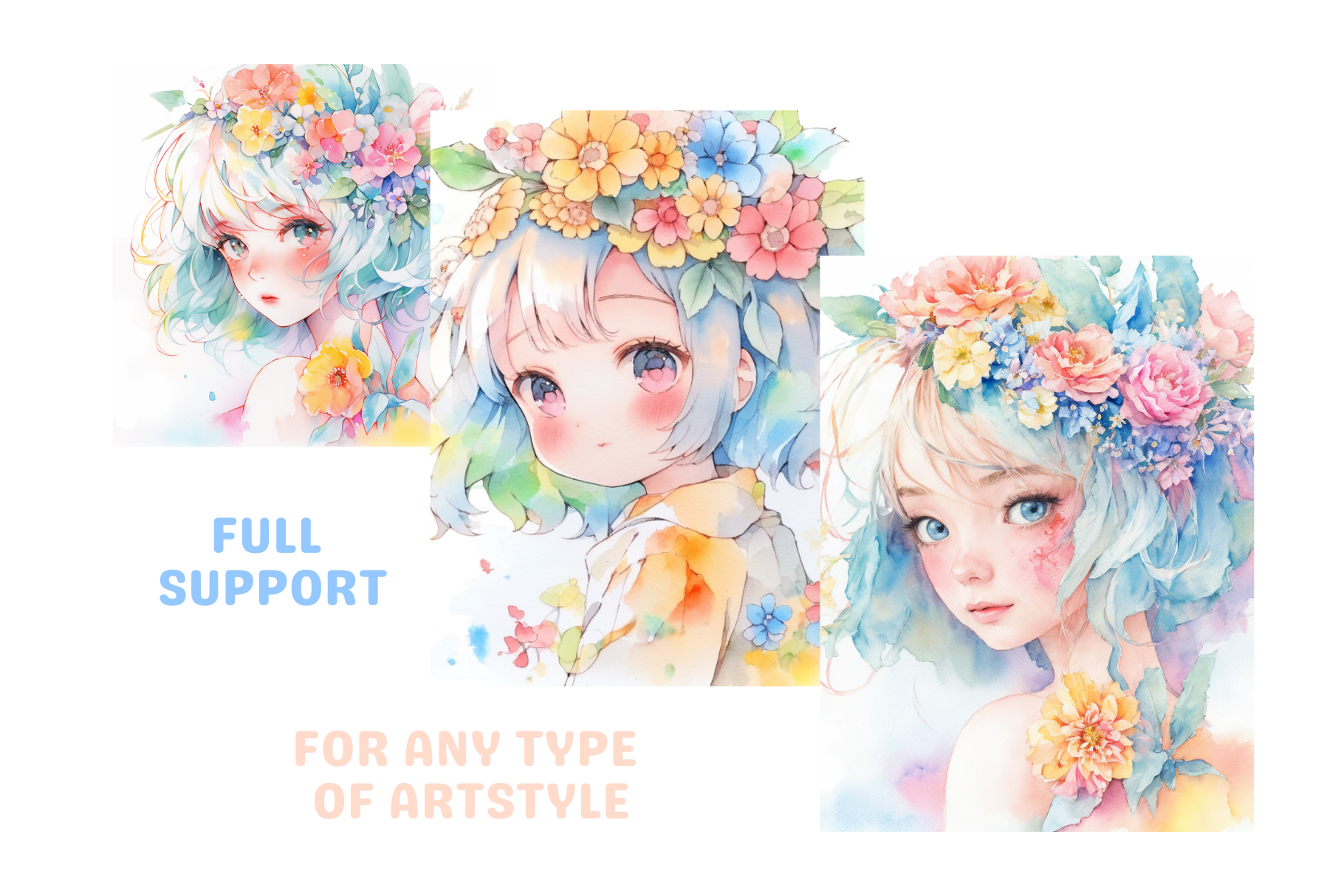 Procreate Anime Watercolor Brushes for Digital Art Bundle - Cozy Brushery