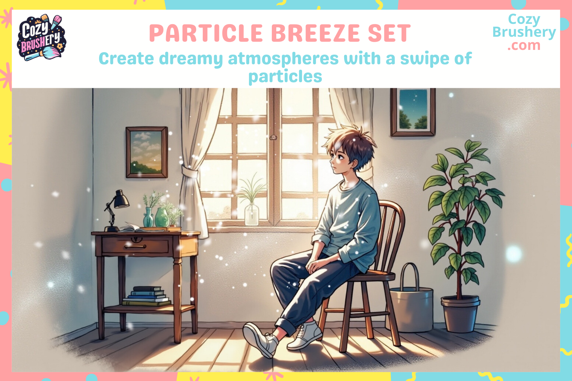 Procreate Brushes Atmosphere Whispers 150+ Dust and Particle Brushes - Cozy Brushery