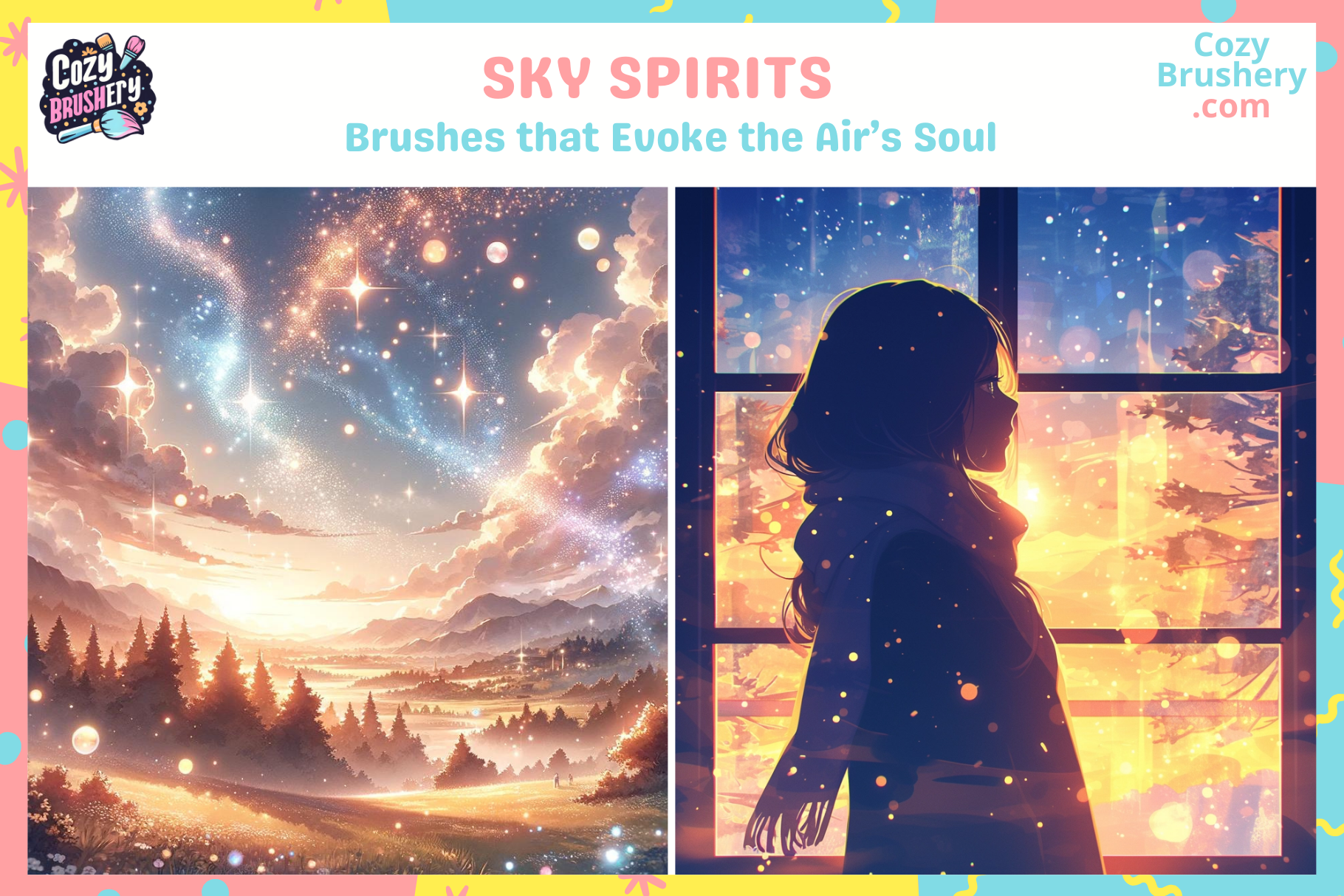 Procreate Brushes Atmosphere Whispers 150+ Dust and Particle Brushes - Cozy Brushery