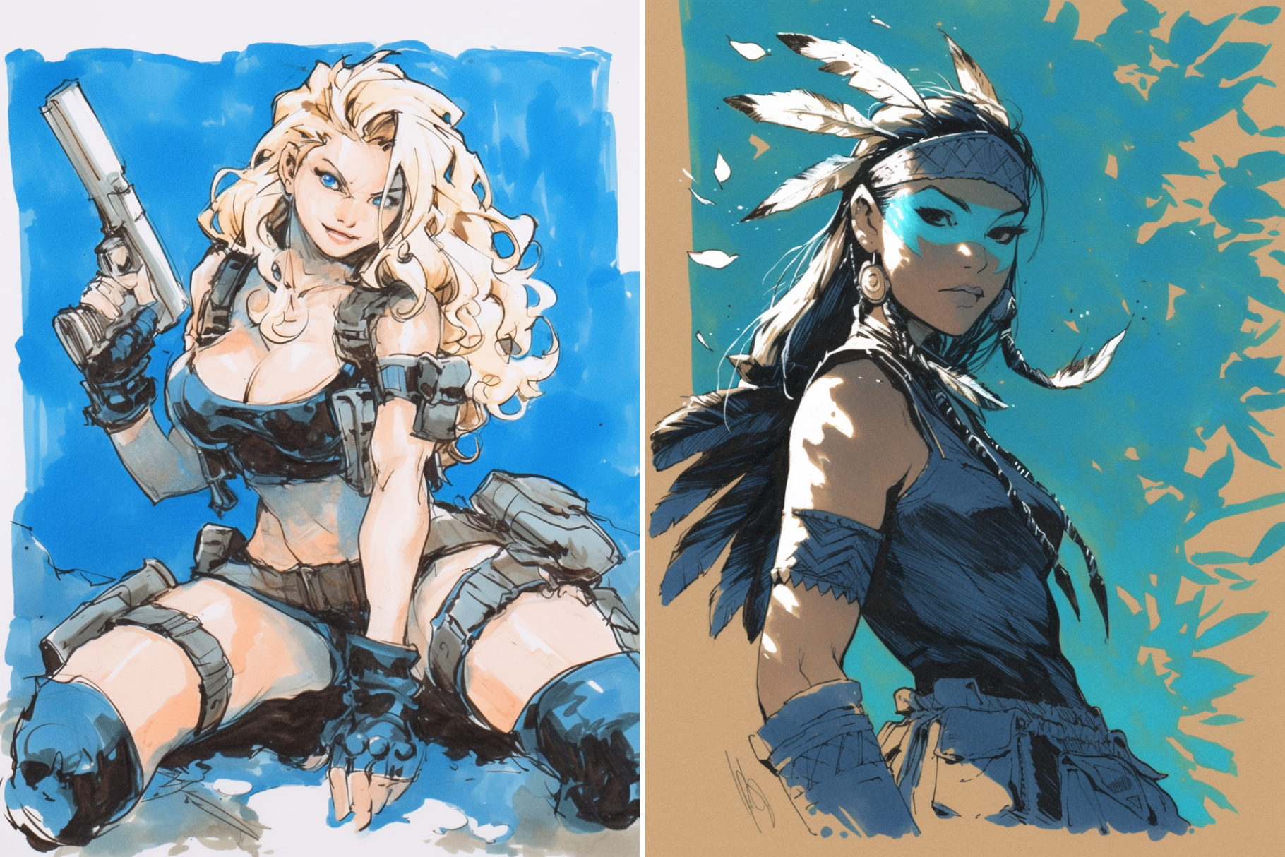 Procreate Brushes: Copic Craze 28 Marker Brushes Set - Cozy Brushery