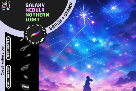 Procreate Brushes: Cosmic Wonders for Night Sky Art - Cozy Brushery