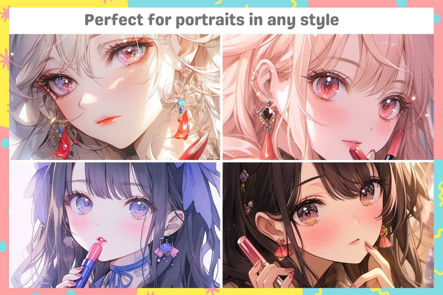 Procreate Brushes Easy Makeup Magic for Beauty Illustrations - Cozy Brushery