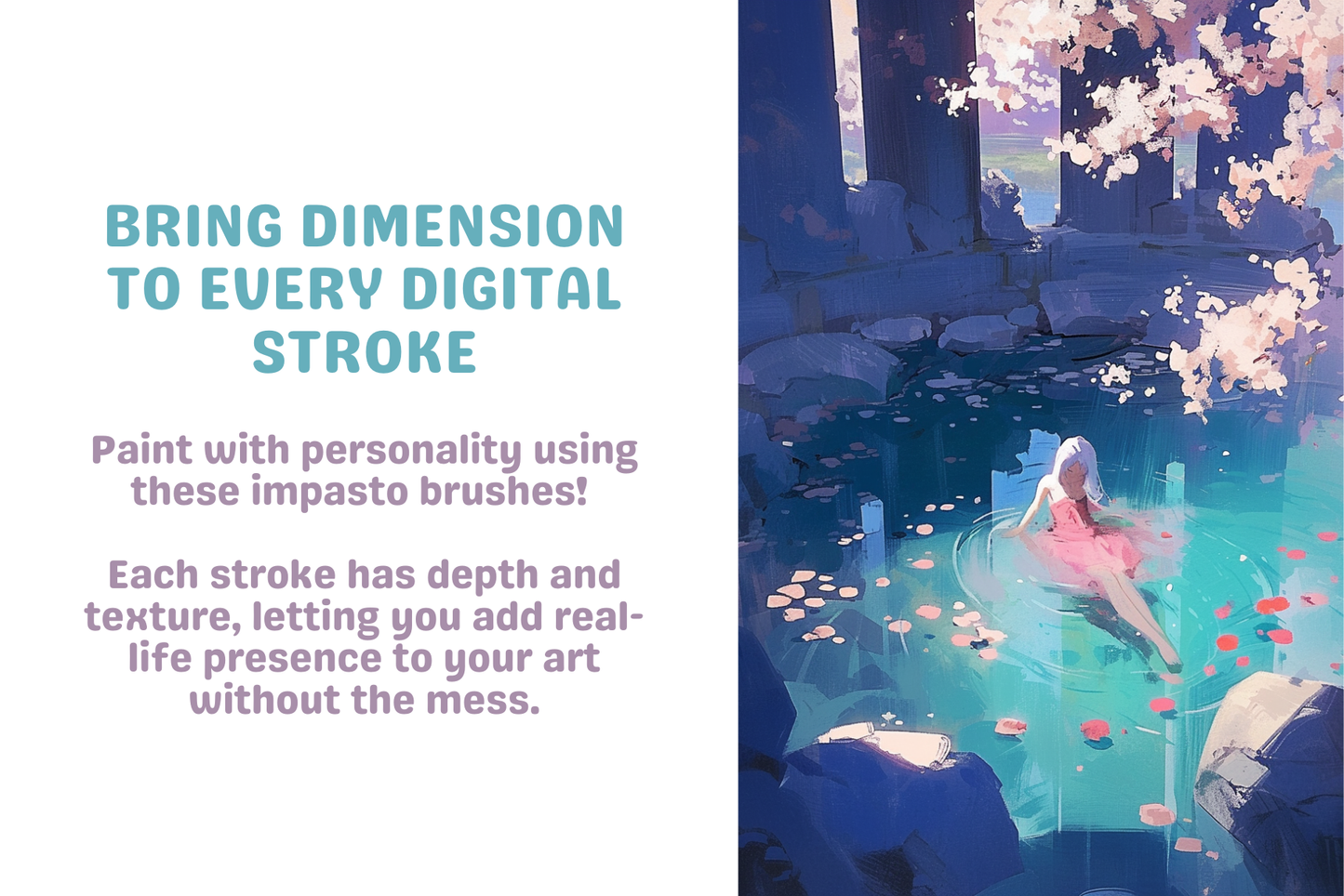 Procreate Brushes: Impasto Dream for Textured Oil Effects - Cozy Brushery