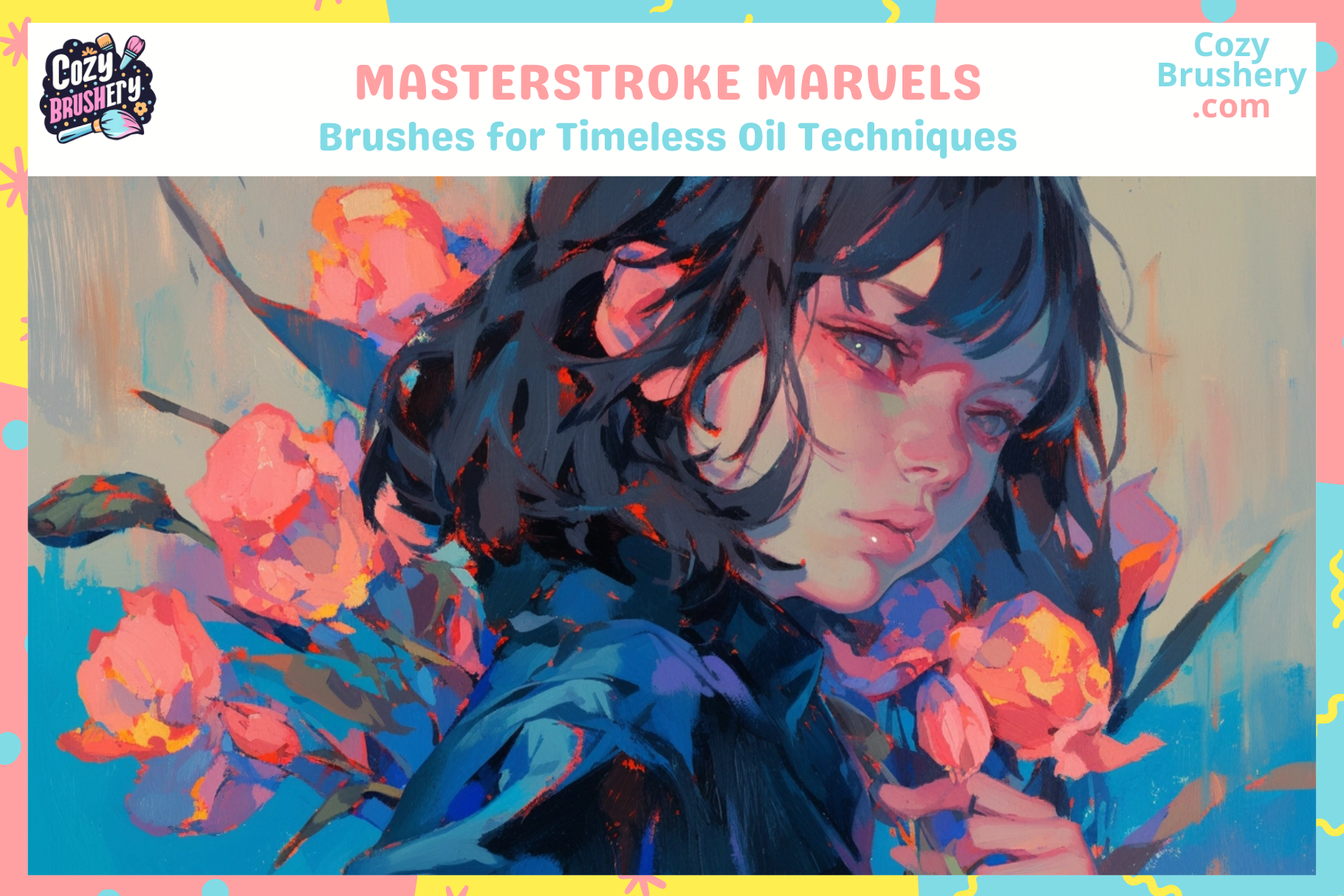 Procreate Brushes: Impasto Dream for Textured Oil Effects - Cozy Brushery