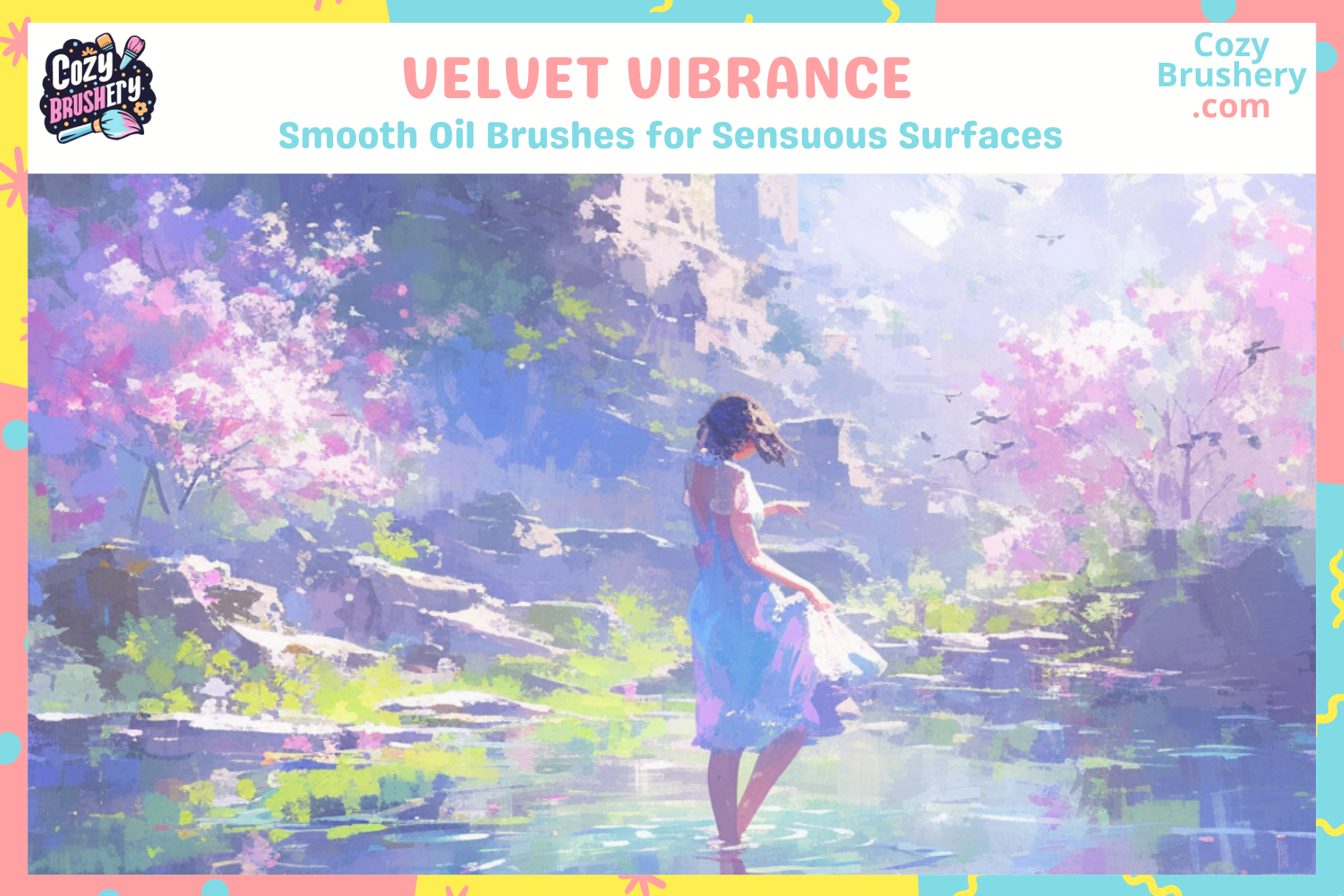 Procreate Brushes: Impasto Dream for Textured Oil Effects - Cozy Brushery