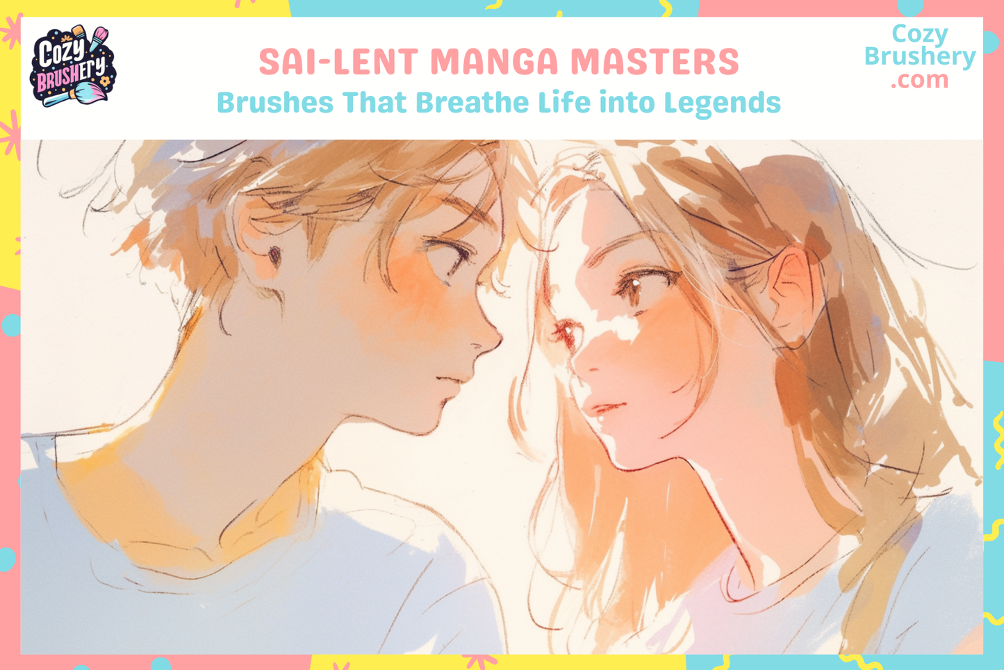 Procreate Brushes: SAI-Inspired Anime Marker Magic Pack - Cozy Brushery