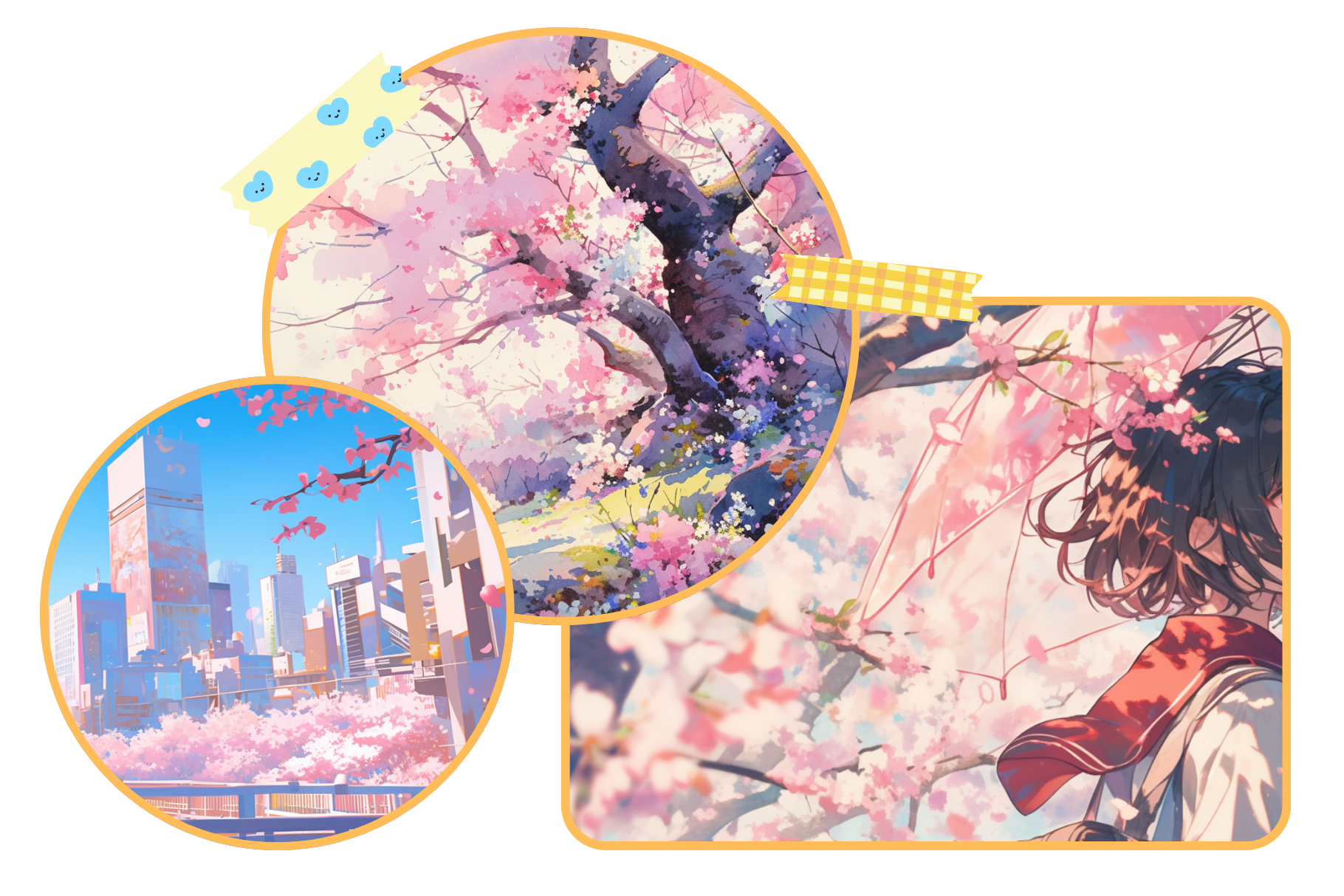 Procreate Brushes: Sakura Cherry Blossom Bliss 64 Brushes - Cozy Brushery