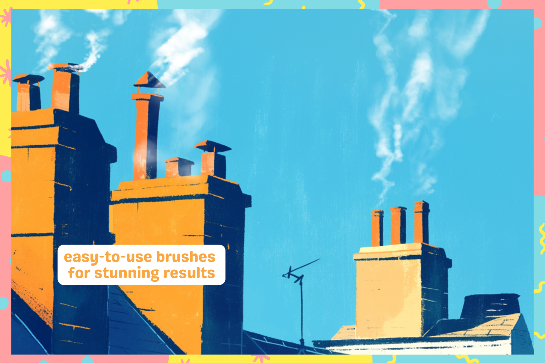 Procreate Brushes Smoke Wonders 120 Dynamic Smoke Brushes - Cozy Brushery