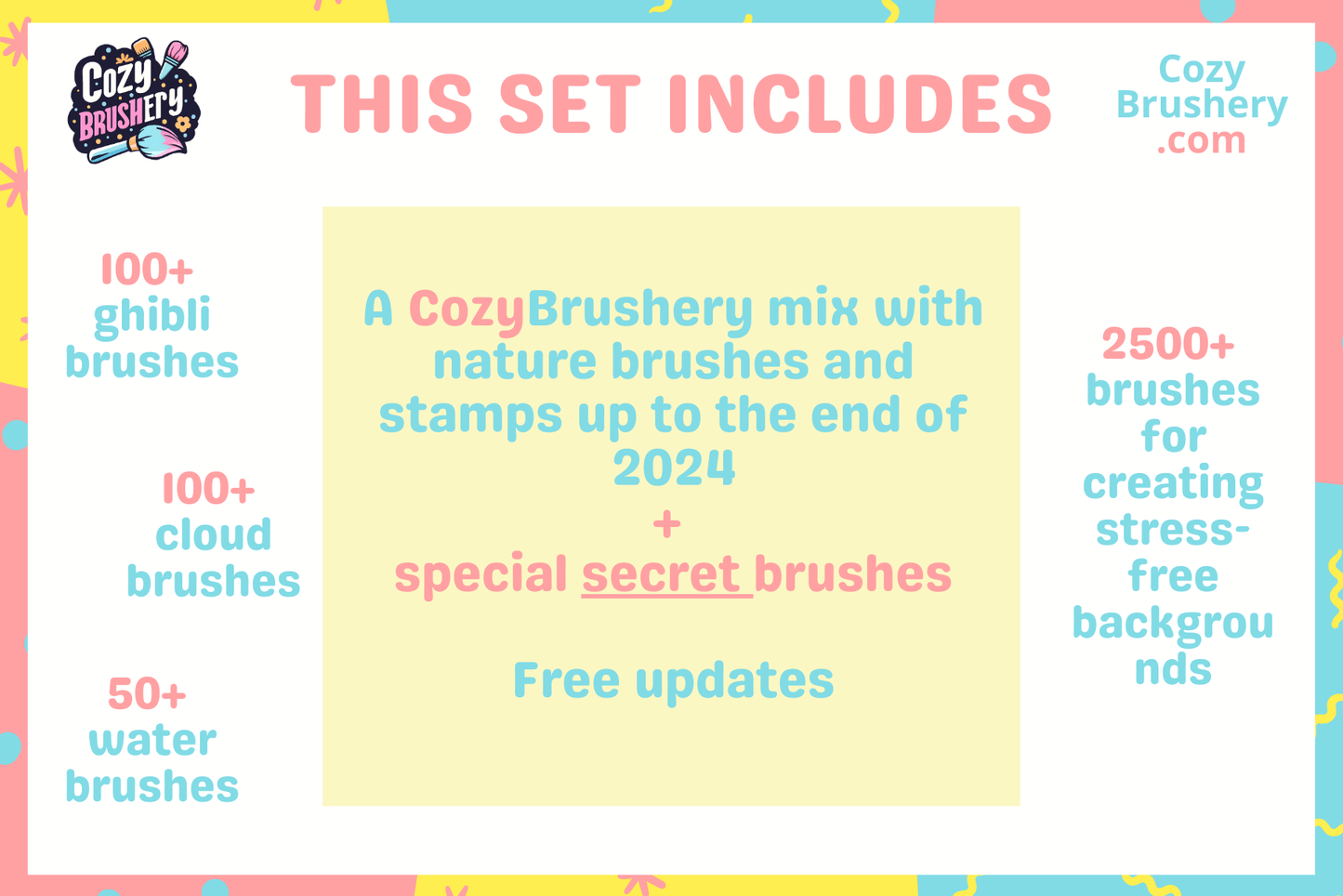 Procreate Brushes: Ultimate Nature Art Bundle 2500+ Anime - Cozy Brushery