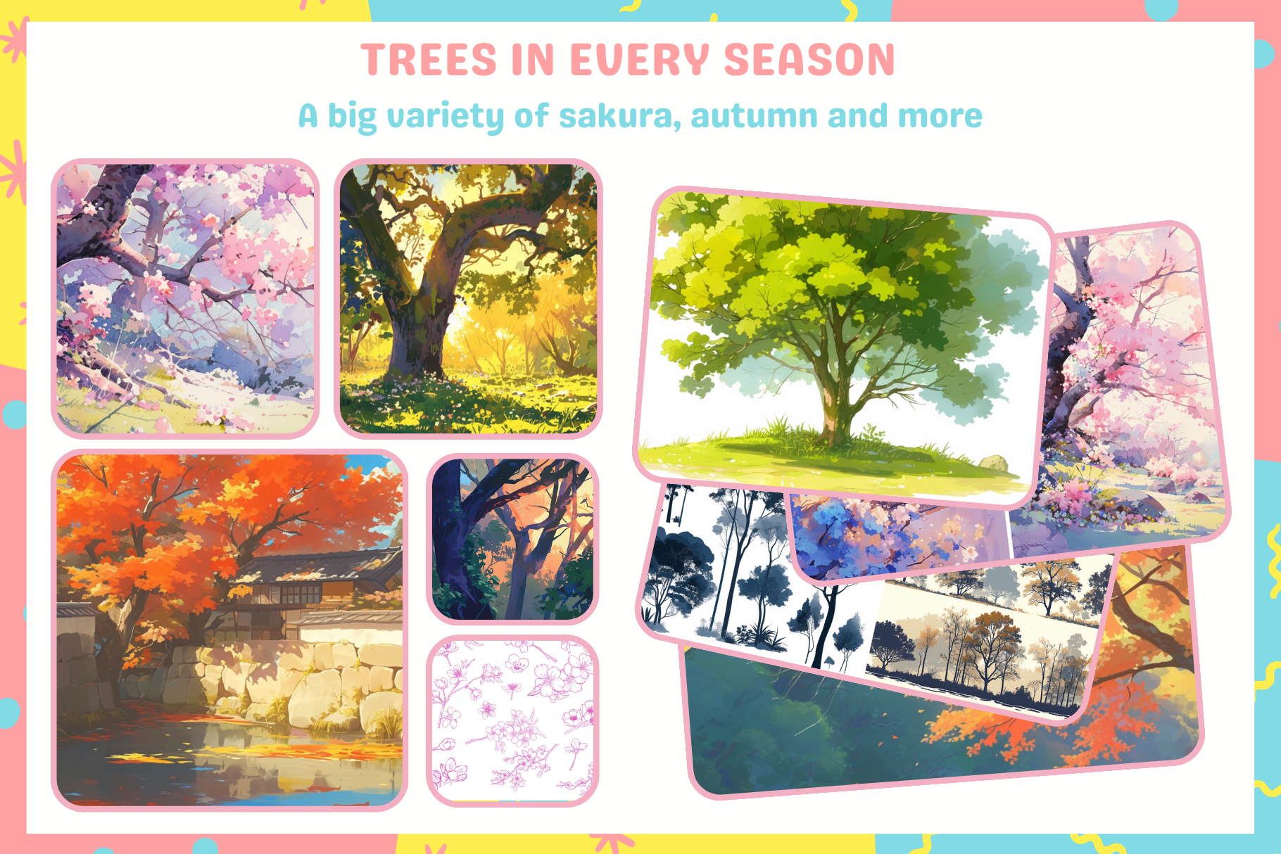 Procreate Brushes: Ultimate Nature Art Bundle 2500+ Anime - Cozy Brushery