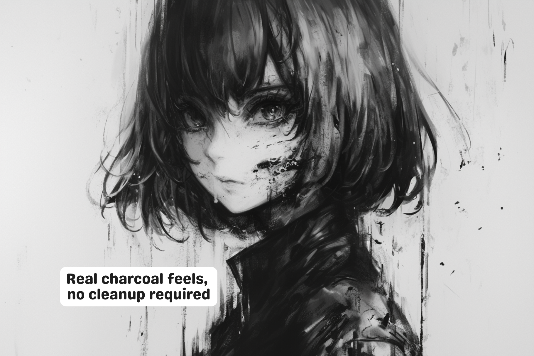 Procreate Charcoal Brushes for Realistic Sketching Art - Cozy Brushery